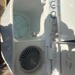 2023年式　アクア製　2槽式洗濯機　AQW-N501-Wの画像