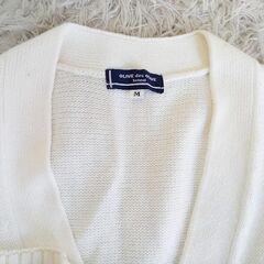 高校生　olive des olive school　ベスト　白　Mサイズの画像