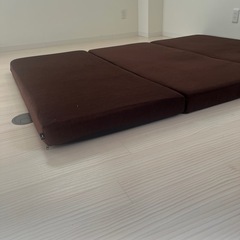 三つ折り低反発ダブルマットレスの画像