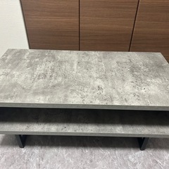 ローテーブル　コンクリート調の画像