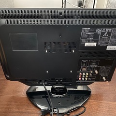 TOSHIBA REGZA 19型テレビの画像
