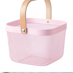 IKEA RÅSKOG（ロースコグ）ワゴン ピンクレッド おまけ付きの画像