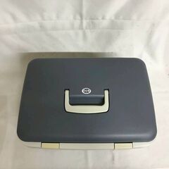 【北見市発】コード断線・修理済み ツインバード TWINBIRD 2電源式ポータブル電子冷温ボックス OR-612 1993年製 グレー (E3785kmsYM)の画像