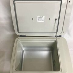 【北見市発】コード断線・修理済み ツインバード TWINBIRD 2電源式ポータブル電子冷温ボックス OR-612 1993年製 グレー (E3785kmsYM)の画像