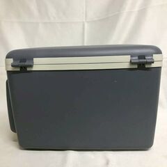 【北見市発】コード断線・修理済み ツインバード TWINBIRD 2電源式ポータブル電子冷温ボックス OR-612 1993年製 グレー (E3785kmsYM)の画像