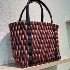 ハンドメイド　一点物　カゴバッグ　各2000円の画像