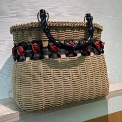ハンドメイド　一点物　カゴバッグ　各2000円の画像