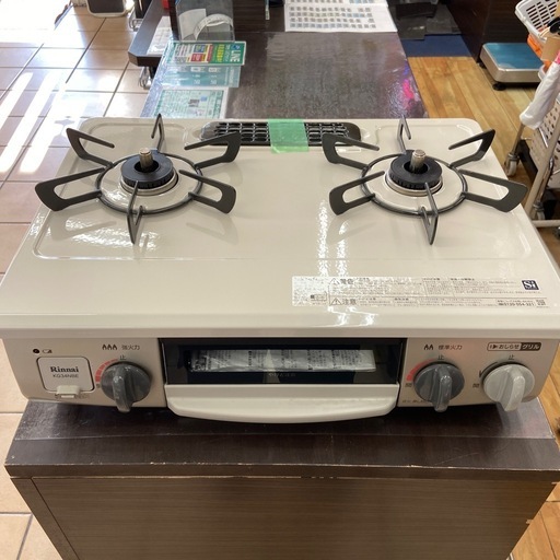 リンナイ ガスコンロ（LPガス用）【リサイクルフカツ岡崎倉庫店】251207SM-23