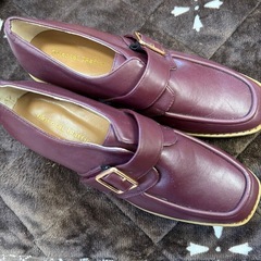 Oriental Traffic バーガンディ ローファーの画像