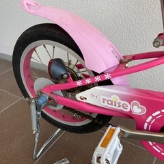 幼児用　子供用　自転車　14インチ　ピンクの画像