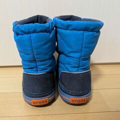 クロックス　キッズスノーブーツ　18.5の画像