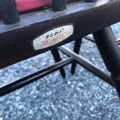 昭和レトロ　ダイニングチェア4脚セットの画像