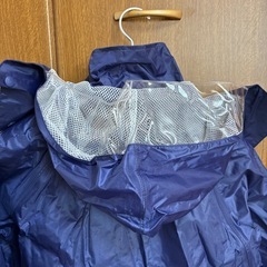 レディース レインコート上下セット(ネイビー)の画像