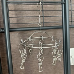 【美品おまけ付き】伸縮ランドリーラックの画像