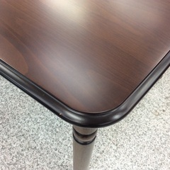【カリモクのダイニングテーブル】ダイニングテーブル カリモク　karimoku　コロニアル　ラウンドテーブル 食卓テーブル リビングテーブル ：ブラウンの画像