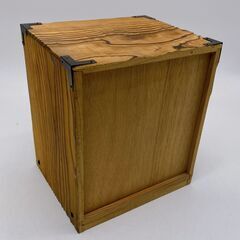 M227 アンティーク 木製 4段収納 小物入れ レトロ調 ミニたんすの画像