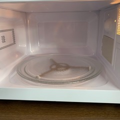 美原店 2022年製 17L 電子レンジ ヤマゼン YRM-HF171 50/60Hz共用 200/500W 温め 解凍 単機能の画像