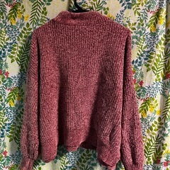 肌触りのいいモコモコセーターの画像