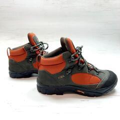 mont-bell トレッキングシューズ　登山靴　オレンジ　23.0の画像