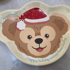 ダッフィー スーベニア マグカップ&プレートセット　クリスマスの画像