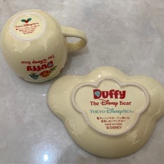 ダッフィー スーベニア マグカップ&プレートセット　クリスマスの画像