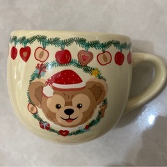 ダッフィー スーベニア マグカップ&プレートセット　クリスマスの画像