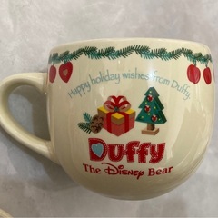 ダッフィー スーベニア マグカップ&プレートセット　クリスマスの画像