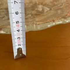 ガラス　大皿　38cmの画像