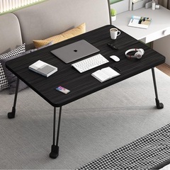 冷蔵庫・洗濯機・電子レンジ（黒色）・テーブルの画像