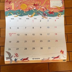 2026年トヨタカレンダーの画像