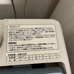 洗濯機の画像