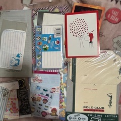 レターセット　ポストカード　大量の画像