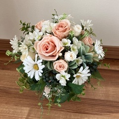 ブリザーブドフラワー&造花のアレンジメントの画像