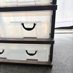 収納 ボックス 衣装ケース 三段　の画像