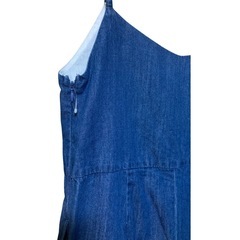 【新品・タグピン付き】Lil nina デニムオールインワン サロペット  Mの画像