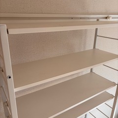 NIELパソコンデスク　ラック付きの画像