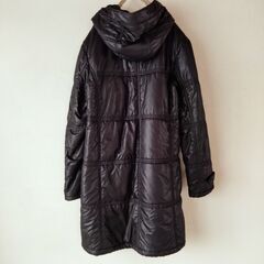 フード付き ダウンコート (38)ブラックの画像