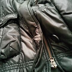 フード付き ダウンコート (38)ブラックの画像