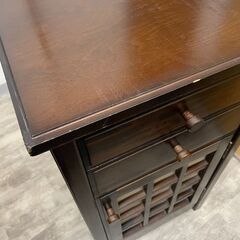 AYANO CRAFT 綾野製作所 木製 キャビネット 電話台 の画像