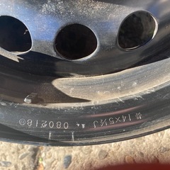 ホンダフィット純正スチールホイール　4本の画像