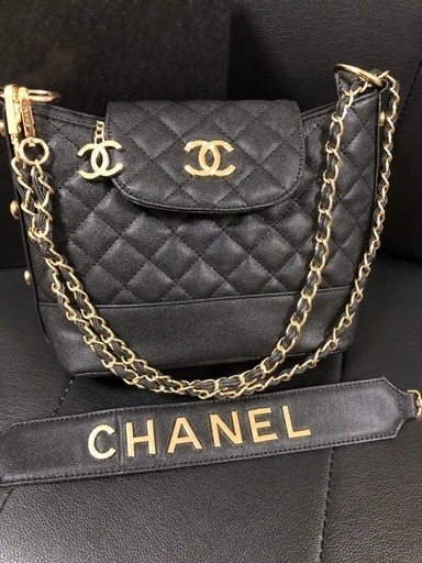 CHANEL シャネル ノベルティ ショルダーバッグ ゴールドチェーン