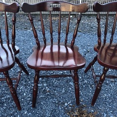 定型文には返信しません　柏木工　ウィンザーチェア　4脚セットの画像