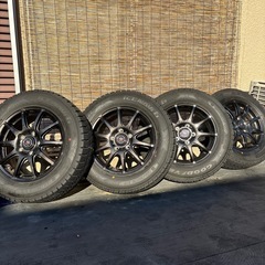 スタッドレスタイヤ、ホイール付き4本セット　　195/65R15の画像