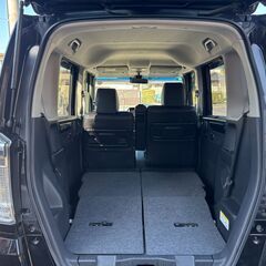 【総額コミコミ】広島発プライムゲート27年NBOXカスタム　ターボLパッケージ　車検令和８年４月２１日　シティーブレーキアシスト　社外ナビ　バックカメラ　フルセグテレビ　ステアリングリモコン　ETC　両側パワースライドドア　ハーフレザーシート　クルーズコントロール　純正15インチアルミホイール　HIDヘッドライト　スマートキー　タイミングチェーン　取説　保証書　ナビ取説　ディーラー系オートオークション仕入　軽自動車　格安の画像