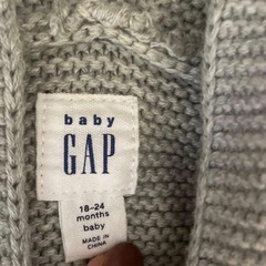 ギャップ　フード付きカーディガンの画像