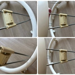 ベビー歩行器Animal World 歩行器 ホワイト/ピンク　折りたたみ式の画像