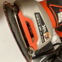 【中古家電】工具　ブラックアンドデッカー　サイクロンサンダーの画像
