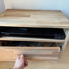 ルーター　レコーダー　目隠し棚の画像