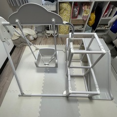 マイファーストキッズパーク ホワイト ジャングルジムの画像