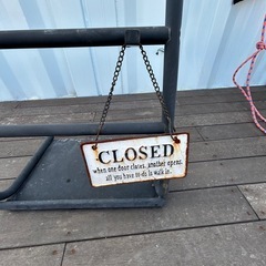 看板たて　メニューたて　無人取引の画像